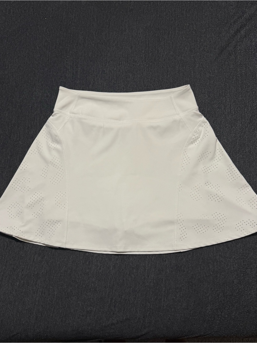 Sincerely Jules White Circle Skater Skort